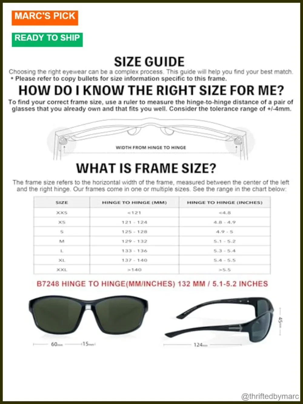 Polarized Corning Glass Lens Sunglasses for Men Wrap Around Driving